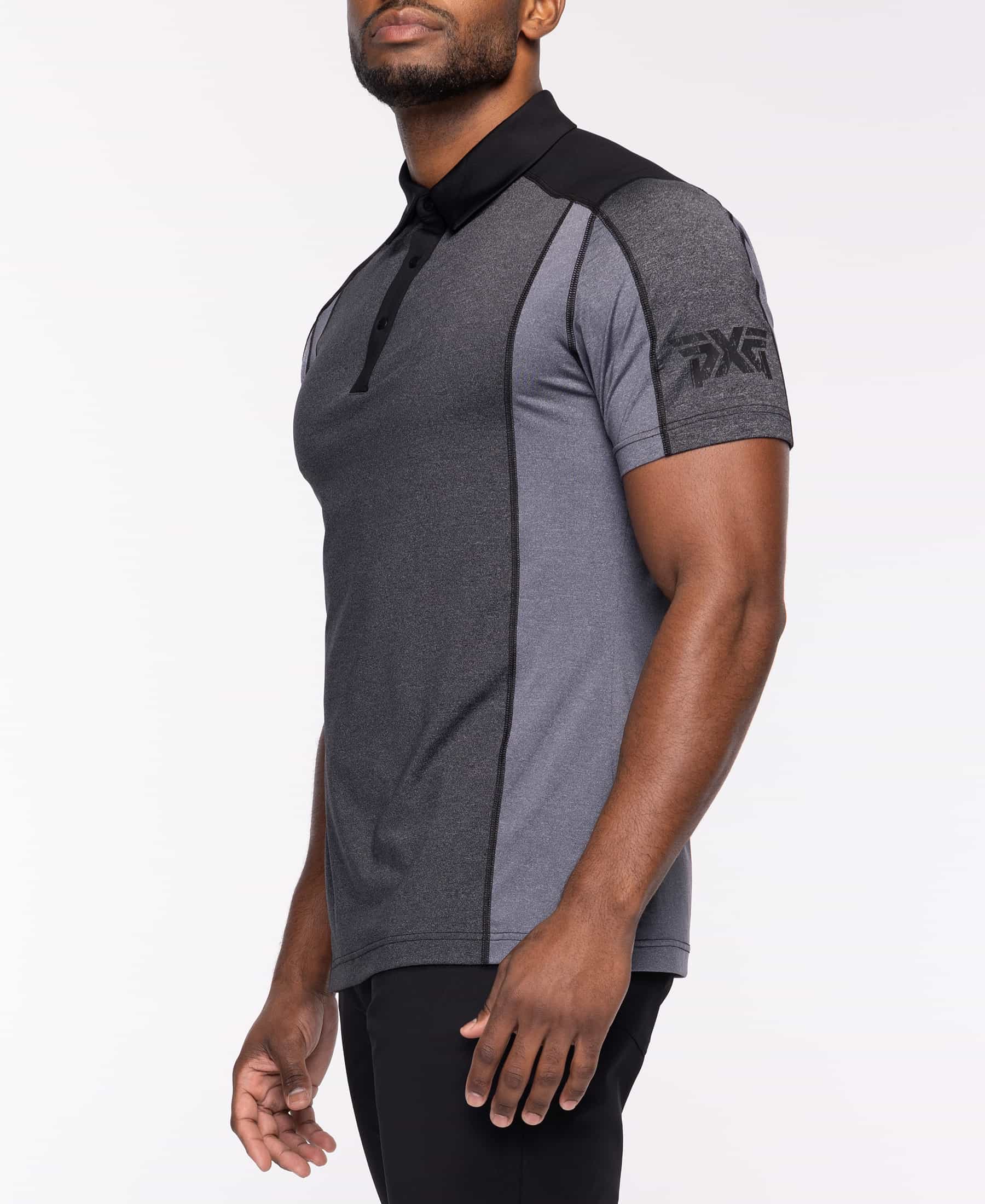 Athletic Fit Multi-Panel Polo